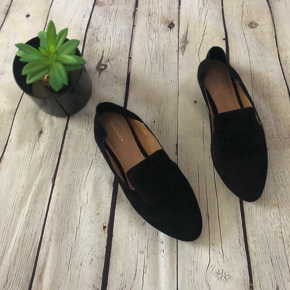 Halogen Shoes - Halogen Sabrina Leather Black Flats